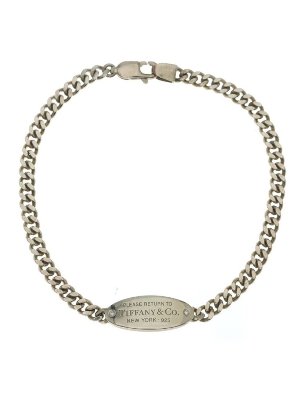 Tiffany & Co Oval Bracelet Silver
